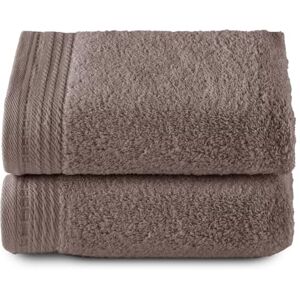 Top Towel RIZO Set of 2 Hand Towels Bath Towels 100% Combed Cotton 600 g/m2 Measure 100 x 50 cm Mink Top Towel RIZO Set of 2 Hand Towels Bath Towels 100% Combed Cotton 600 g/m2 Measure 100 x 50 cm Mink