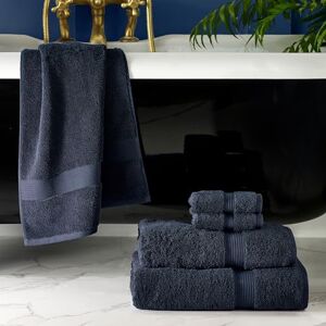 Paoletti Cleopatra Egyptian 6 Piece Face Cloth/Hand/Bath Towel Bale, Cotton, Navy Paoletti Cleopatra Egyptian 6 Piece Face Cloth/Hand/Bath Towel Bale, Cotton, Navy