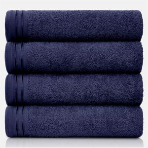GC GAVENO CAVAILIA Large Towels Bath Sheet Highly Absorbent Egyptian Cotton Towel Set 4 Pack Extra Soft Large Bath Towel Navy Quick Dry Bath Sheets 450 GSM Washable Towels, 75X135 Cm GC GAVENO CAVAILIA Large Towels Bath Sheet Highly Absorbent Egyptian Cotton Towel Set 4 Pack Extra Soft Large Bath Towel Navy Quick Dry Bath Sheets 450 GSM Washable Towels, 75X135 Cm