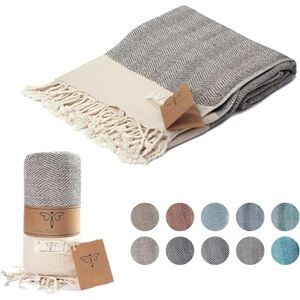 SMYRNA TURKISH COTTON Herringbone Series Throw Blanket 100% Cotton Large 127x152cm Wearable Cosy Blanket Made in Turkey Machine Washable Premium Luxury Bath Towel&Picnic Rug-Beige SMYRNA TURKISH COTTON Herringbone Series Throw Blanket 100% Cotton Large 127x152cm Wearable Cosy Blanket Made in Turkey Machine Washable Premium Luxury Bath Towel&Picnic Rug-Beige