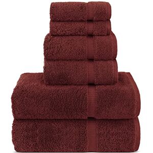 Chakir Turkish Linens Luxury Spa and Hotel Quality Premium Turkish Cotton 6-Piece Towel Set (2 x Bath Towels, 2 x Hand Towels, 2 x Washcloths) Chakir Turkish Linens Luxury Spa and Hotel Quality Premium Turkish Cotton 6-Piece Towel Set (2 x Bath Towels, 2 x Hand Towels, 2 x Washcloths)