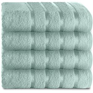 GC GAVENO CAVAILIA Fade Resistant Luxury, Extra Absorbent 100% Ringspun Egyptian Cotton 500 GSM Bathroom Set, Duck Egg, 4 Pk Bath Towel GC GAVENO CAVAILIA Fade Resistant Luxury, Extra Absorbent 100% Ringspun Egyptian Cotton 500 GSM Bathroom Set, Duck Egg, 4 Pk Bath Towel