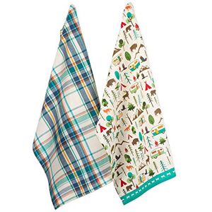 DII CAMZ11119 Cotton Summer Dish, Decorative Oversized Towels, Perfect for Every Day Home Kitchen, Holidays and Housewarming Gifts, Happy Camper DII CAMZ11119 Cotton Summer Dish, Decorative Oversized Towels, Perfect for Every Day Home Kitchen, Holidays and Housewarming Gifts, Happy Camper
