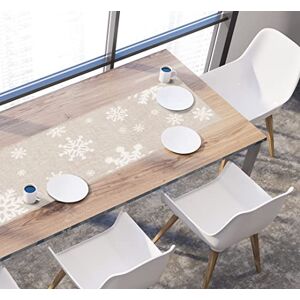 VINILIKO Snowflake Vinyl Table Runner - Table Runner VINILIKO Snowflake Vinyl Table Runner - Table Runner