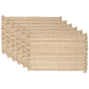 DII Taupe Cotton Placemat Set - Rectangular, 13x19 & 13x23 inches DII Taupe Cotton Placemat Set - Rectangular, 13x19 & 13x23 inches