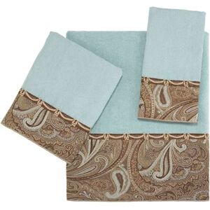Avanti Linens 3pc Towel Set, Soft & Absorbent Cotton Towels (Bradford Collection, Mineral) Avanti Linens 3pc Towel Set, Soft & Absorbent Cotton Towels (Bradford Collection, Mineral)