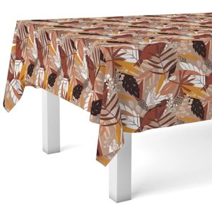 Martina Home Tablecloth Oilcloth Navia BROWN 220X140 CM Martina Home Tablecloth Oilcloth Navia BROWN 220X140 CM