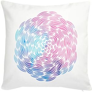 Bonamaison , Decorative Cushion Cover 100% Polyester 50x50cm Designed and Manufactured in Turkey Bonamaison , Decorative Cushion Cover 100% Polyester 50x50cm Designed and Manufactured in Turkey