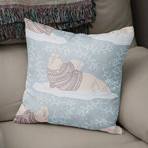 Bonamaison Decorative Cushion Cover, Polycotton, Multicolor, Standard Bonamaison Decorative Cushion Cover, Polycotton, Multicolor, Standard