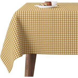 Martina Home Stain Resistant Tablecloth MADE Petit Vichy Gold 220 x 140 cm Martina Home Stain Resistant Tablecloth MADE Petit Vichy Gold 220 x 140 cm