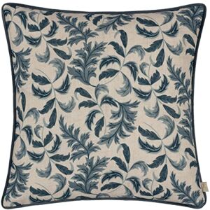 furn. Evans Lichfield Chatsworth Topiary Feather Filled Cushion, Petrol, 43 x 43cm furn. Evans Lichfield Chatsworth Topiary Feather Filled Cushion, Petrol, 43 x 43cm