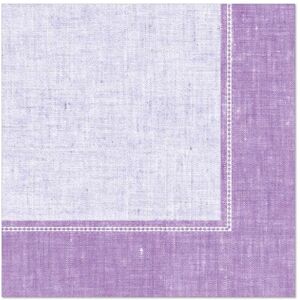 Papstar Royal Collection Napkins 1/4-Fold 40 x 40 cm Lilac Linum Pack of 50 Papstar Royal Collection Napkins 1/4-Fold 40 x 40 cm Lilac Linum Pack of 50