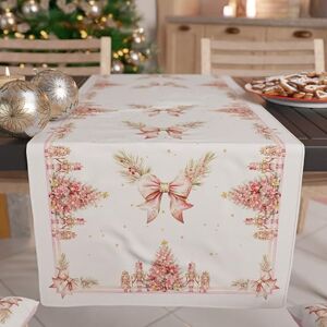 PETTI Artigiani Italiani Pink Christmas Table Runner - Table Runner PETTI Artigiani Italiani Pink Christmas Table Runner - Table Runner
