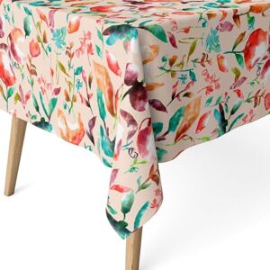 ECOMMERC3 Stain Resistant Tablecloth for Rectangular Table Size 300 x 140 cm Stain Resistant Extra Soft and Waterproof Tablecloth Red ECOMMERC3 Stain Resistant Tablecloth for Rectangular Table Size 300 x 140 cm Stain Resistant Extra Soft and Waterproof Tablecloth Red