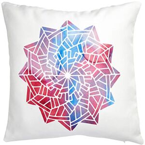 Bonamaison , Decorative Cushion Cover 100% Polyester 50x50cm Designed and Manufactured in Turkey Bonamaison , Decorative Cushion Cover 100% Polyester 50x50cm Designed and Manufactured in Turkey