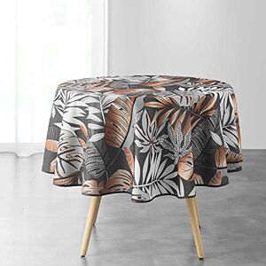 Douceur d'Intérieur Alianor Round Tablecloth Anthracite (0) 180 cm Douceur d'Intérieur Alianor Round Tablecloth Anthracite (0) 180 cm