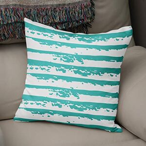 Bonamaison Decorative Cushion Cover, Polycotton, Teal, Standard Bonamaison Decorative Cushion Cover, Polycotton, Teal, Standard