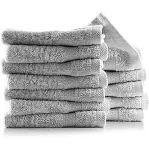 Hearth & Harbor 100% Ring Spun Cotton Washcloths 12 Pack Washcloth for body and face, High Absorbent and Soft 33x33 cm Body Wash Cloth, Quick Dry Black Washcloths Hearth & Harbor 100% Ring Spun Cotton Washcloths 12 Pack Washcloth for body and face, High Absorbent and Soft 33x33 cm Body Wash Cloth, Quick Dry Black Washcloths