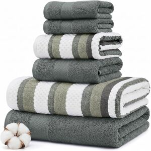 Modern Threads Pax 6-Piece Reversible Jacquard Towel Set - Bath Towels, Hand Towels, & Washcloths Modern Threads Pax 6-Piece Reversible Jacquard Towel Set - Bath Towels, Hand Towels, & Washcloths