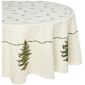 Spode Christmas Tree Collection Ivory Table Linens, Cotton, Multi Color, 12" x 8" (Set of 1) Spode Christmas Tree Collection Ivory Table Linens, Cotton, Multi Color, 12" x 8" (Set of 1)