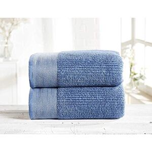 Rapport Home Mayfair 2 Piece Towel Bale - Denim Blue Bath Sheets Rapport Home Mayfair 2 Piece Towel Bale - Denim Blue Bath Sheets