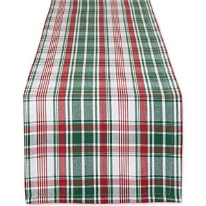 DII Tabletop, Cotton, Yuletide Plaid, Table Runner, 14x108 DII Tabletop, Cotton, Yuletide Plaid, Table Runner, 14x108