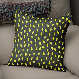 Bonamaison Decorative Cushion Cover Neon Yellow & Fume, Throw Pillow Covers, Home Decorative Pillowcases for Livingroom, Sofa, Bedroom, Size: 50x50 Cm Designed and Manufactured in Turkey Bonamaison Decorative Cushion Cover Neon Yellow & Fume, Throw Pillow Covers, Home Decorative Pillowcases for Livingroom, Sofa, Bedroom, Size: 50x50 Cm Designed and Manufactured in Turkey