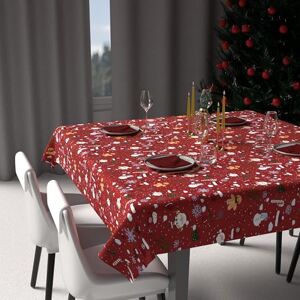 Soleil d'ocre , Festive Square Stain-Resistant Tablecloth 180 x 180 cm Candy Soleil d'ocre , Festive Square Stain-Resistant Tablecloth 180 x 180 cm Candy