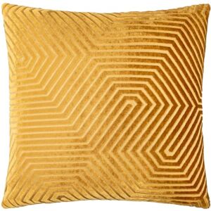 Paoletti Evoke Velvet Cushion Cover – Luxurious Chevron Pattern Decorative Square Cushion Case (Gold 55x55cm) Paoletti Evoke Velvet Cushion Cover – Luxurious Chevron Pattern Decorative Square Cushion Case (Gold 55x55cm)