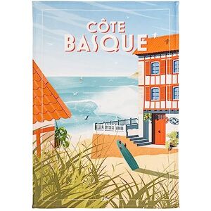 Coucke Wim Basque Coast Cotton Tea Towel - Multi-Purpose Coucke Wim Basque Coast Cotton Tea Towel - Multi-Purpose