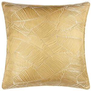 Wylder Seymour Gold Embroidered Jacquard Cushion - One Size Wylder Seymour Gold Embroidered Jacquard Cushion - One Size