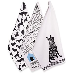 DII Absorbent Dishtowel Set - Cotton, Dog Print, 18x28 DII Absorbent Dishtowel Set - Cotton, Dog Print, 18x28