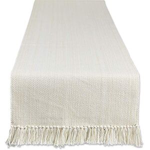 DII Variegated Tabletop Collection, Table Runner3x108, Off-White DII Variegated Tabletop Collection, Table Runner3x108, Off-White