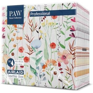PAW Decor Collection PAW Airlaid Cloth-Like Napkins (40 x 40 cm) 50 Pieces Ideal for Wedding, Christening, Communion, Birthday Linen Feel Elegant Napkins Color: Watercolor Flowers PAW Decor Collection PAW Airlaid Cloth-Like Napkins (40 x 40 cm) 50 Pieces Ideal for Wedding, Christening, Communion, Birthday Linen Feel Elegant Napkins Color: Watercolor Flowers