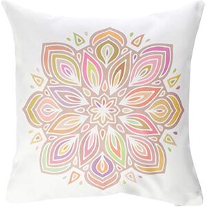Bonamaison , Decorative Cushion Cover 100% Polyester 50x50cm Designed and Manufactured in Turkey Bonamaison , Decorative Cushion Cover 100% Polyester 50x50cm Designed and Manufactured in Turkey