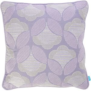 Helena Springfield London Slyvie Cushion, Cotton, Lilac, 30x30 Helena Springfield London Slyvie Cushion, Cotton, Lilac, 30x30