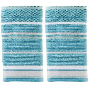 Saturday Knight Ltd. Seabrook Stripe 2-Piece Hand Towel Set - Hand Towel Set Saturday Knight Ltd. Seabrook Stripe 2-Piece Hand Towel Set - Hand Towel Set