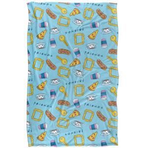 LOGOVISION Friends Food Pattern Super Soft Silky Feel Blanket 36 x 58 Inch LOGOVISION Friends Food Pattern Super Soft Silky Feel Blanket 36 x 58 Inch