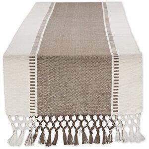 DII Dobby Stripe Woven Table Runner - Farmhouse Decor DII Dobby Stripe Woven Table Runner - Farmhouse Decor