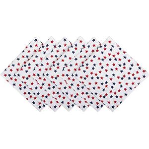 DII Table Top, Cotton, Americana Stars, 20" x 20" (Set of 6) DII Table Top, Cotton, Americana Stars, 20" x 20" (Set of 6)