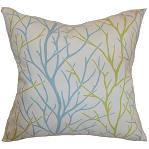 The Pillow Collection Fderik Trees Cushion Cover, Cotton, Aqua, 2865 x 2865 x 999 cm The Pillow Collection Fderik Trees Cushion Cover, Cotton, Aqua, 2865 x 2865 x 999 cm