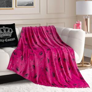 Juicy Couture Luxurious Throw Blanket for Couch 50” x 70” Inches Crown Royal Blanket Plush & Cozy Throw Blanket Decorative Blankets for Sofas, Throws for Chairs, and Beds – Hot Pink Juicy Couture Luxurious Throw Blanket for Couch 50” x 70” Inches Crown Royal Blanket Plush & Cozy Throw Blanket Decorative Blankets for Sofas, Throws for Chairs, and Beds – Hot Pink