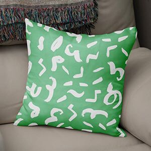 Bonamaison Decorative Cushion Cover Petrol Green & White, Throw Pillow Covers, Home Decorative Pillowcases for Livingroom, Sofa, Bedroom, Size: 43X43 Cm Designed and Manufactured in Turkey Bonamaison Decorative Cushion Cover Petrol Green & White, Throw Pillow Covers, Home Decorative Pillowcases for Livingroom, Sofa, Bedroom, Size: 43X43 Cm Designed and Manufactured in Turkey