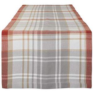 DII Fall Tabletop Decoration, Cotton, Cozy Picnic Plaid, Table Runner, 14x72 DII Fall Tabletop Decoration, Cotton, Cozy Picnic Plaid, Table Runner, 14x72