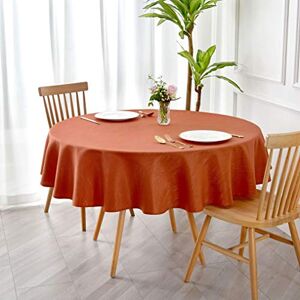 maxmill Jacquard Round Table Cloth Swirl Design Waterproof Antiwrinkle Heavy Weight Soft Tablecloths for Fall Harvest Thanksgiving Dinner Circular Table Cover Dinning Tabletop, Round 70 Inch Rust maxmill Jacquard Round Table Cloth Swirl Design Waterproof Antiwrinkle Heavy Weight Soft Tablecloths for Fall Harvest Thanksgiving Dinner Circular Table Cover Dinning Tabletop, Round 70 Inch Rust