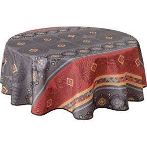 Le linge de Jules Valparaiso Stain-Resistant Tablecloth Round 160 cm Red Le linge de Jules Valparaiso Stain-Resistant Tablecloth Round 160 cm Red