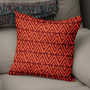 Bonamaison Decorative Cushion Cover Orange & Bordeux, Throw Pillow Covers, Home Decorative Pillowcases for Livingroom, Sofa, Bedroom, Size: 50x50 Cm Designed and Manufactured in Turkey Bonamaison Decorative Cushion Cover Orange & Bordeux, Throw Pillow Covers, Home Decorative Pillowcases for Livingroom, Sofa, Bedroom, Size: 50x50 Cm Designed and Manufactured in Turkey
