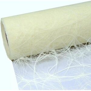 Deko AS GmbH Sizoweb Table Runner 25 m Roll + 100 Decorative Hearts (30 cm Wide in Cream) Deko AS GmbH Sizoweb Table Runner 25 m Roll + 100 Decorative Hearts (30 cm Wide in Cream)