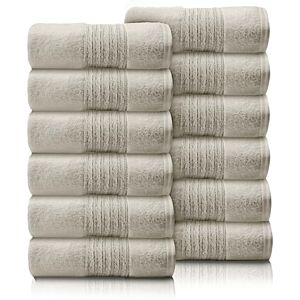 GC GAVENO CAVAILIA 12 Pack Face Towels Set (30x30 CM) Cotton Face Cloths Quick Drying & Highly Absorbent Fingertip Towel Washcloth For Bathroom, Spa, Gym Towels Cream GC GAVENO CAVAILIA 12 Pack Face Towels Set (30x30 CM) Cotton Face Cloths Quick Drying & Highly Absorbent Fingertip Towel Washcloth For Bathroom, Spa, Gym Towels Cream