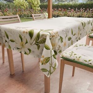 PETTI Artigiani Italiani Stain Resistant Rectangular Tablecloth Kitchen Floral Design X18 Seater (140 x 360 cm) 100% Made in Italy PETTI Artigiani Italiani Stain Resistant Rectangular Tablecloth Kitchen Floral Design X18 Seater (140 x 360 cm) 100% Made in Italy
